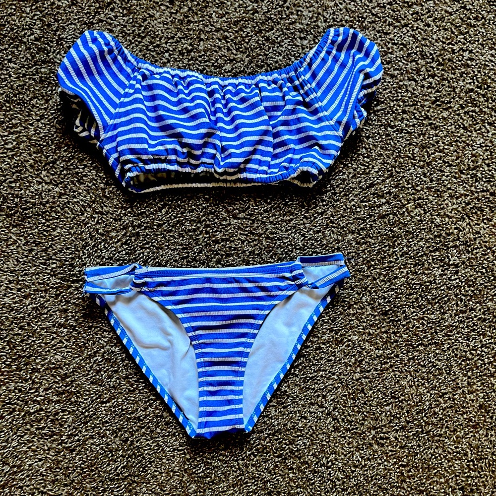 Cute blue swimsuit